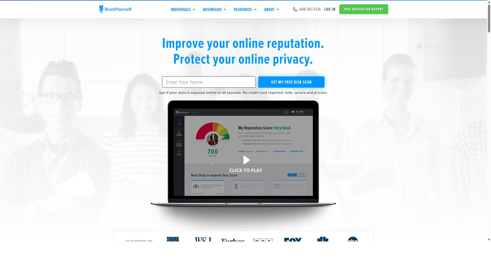 BrandYourself website